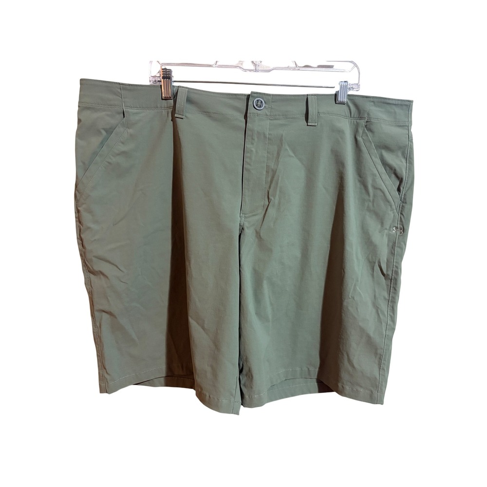 Under Armour HeatGear Shorts‎ Mens 44 Green Excellent Loose Fit Technical Golf